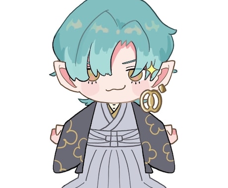 ゆるめのミニキャライラスト作成します 修正&装飾無料！お急ぎ便あります◎ イメージ1