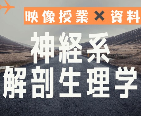 神経系解剖生理学をわかりやすく解説します 全国模試3位の私が、神経系解剖生理学をわかりやすく解説！ イメージ1