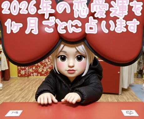 2026年もアゲてこ？恋愛運を占います あなたの2026年の恋愛運を1ヶ月ごとに占います！ イメージ1