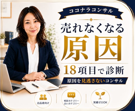 ココナラコンサル｜あなたのサービスを診断します イメージ1