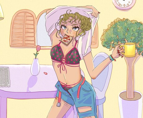 歌ってみた、サムネイル等の1枚絵作成致します インパクトのある1枚絵を制作します！ イメージ2