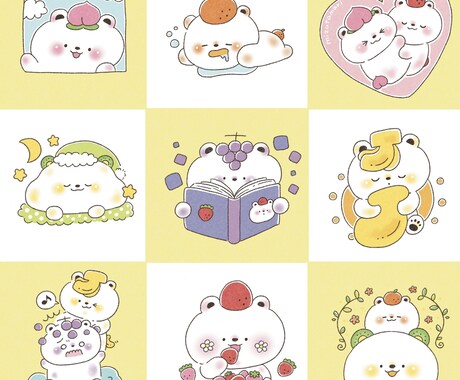 ゆるかわLINEスタンプ制作します 一人ひとりの個性に寄り添って大切にデザインします！ イメージ2