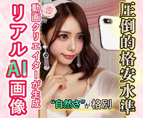 広告・SNSに使えるAI人物画像を生成いたします 圧倒的格安水準・自然かつリアルさには自信があります！ イメージ1