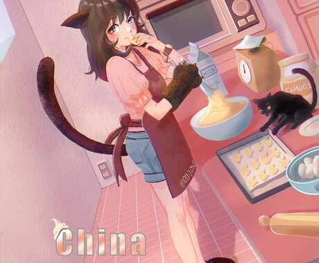 イラスト/アイコン/ヘッダーなど描きます あなただけのかわいいオリジナル女の子キャラ描きます イメージ2