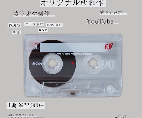 初回限定】あなただけの楽曲を。編曲します 様々な用途でお使い可能なカラオケ音源を制作します！ イメージ1