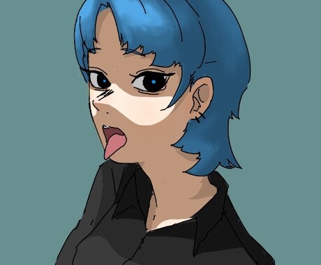 シンプルなキャラアイコンを描きます イメージ1
