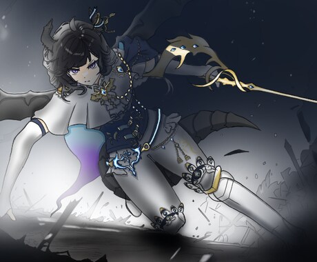 イラスト作成致します 1枚絵、配信用サムネや歌ってみた動画のサムネ等 イメージ2