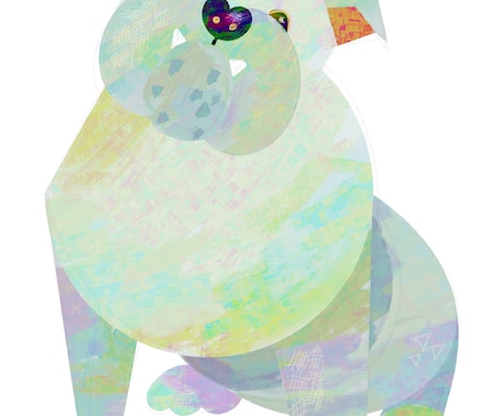 カラフルでお洒落なペットのイラスト描きます あなたのペットのイメージカラーは? イメージ2