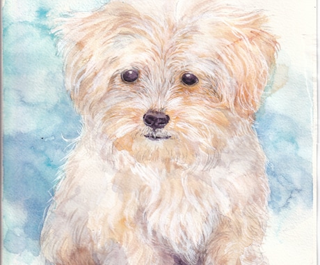 大切なペットを手描きで残します 水彩画・アクリル画で心を込めて制作します。 イメージ2