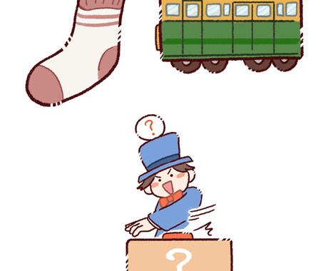 シンプルな可愛いデザインのイラストを提供いたします シンプルで可愛いデザインイラスト イメージ2