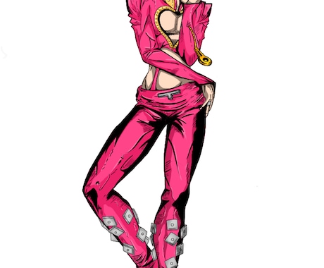 ジョジョ風自画像など何でもジョジョ化します あなたもジョジョ化しませんか？ イメージ2