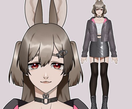 VTuberモデル作成します イラストからモデリングまでお受けできます イメージ2