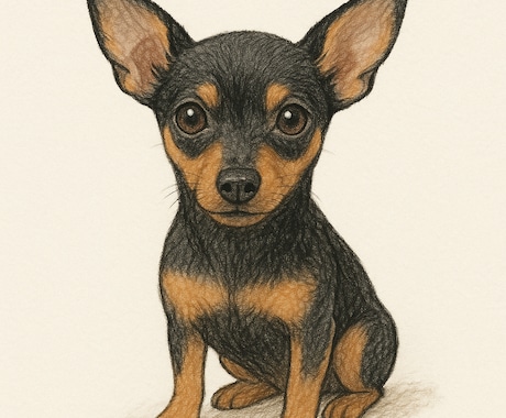 愛犬・愛猫の似顔絵イラスト作成します 大切なペットの特別な一枚をお届けします。 イメージ1