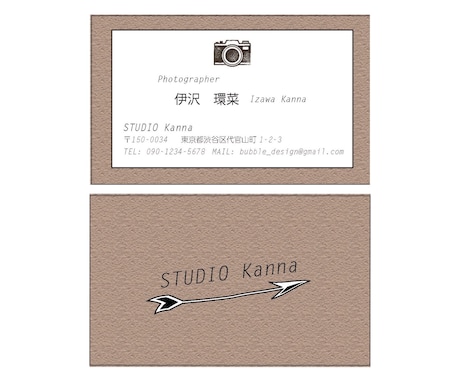 素敵なオリジナル名刺をつくります "つい連絡したくなる" そんな名刺を届けます イメージ2