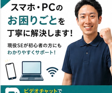 スマホ・PCのお困りごとを丁寧に解決します イメージ1