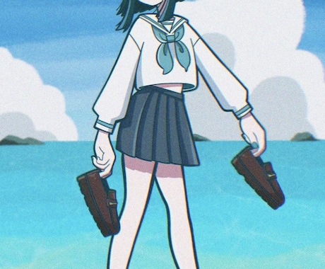 シンプル&ポップな可愛い人物イラスト描きます イメージ1