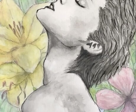 リアルでおしゃれな似顔絵描きます アイコンに！名刺に！　使える似顔絵 イメージ2