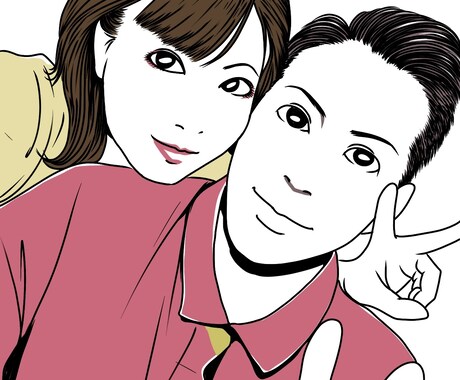 アイコン向け似顔絵(ペットも可)制作します SNSアイコンの似顔絵(ペットも可)制作します イメージ2