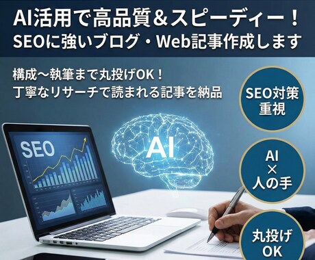SEOに強いブログ・Web記事作成します 構成〜執筆まで丸投げOK！丁寧なリサーチで読まれる記事を納品 イメージ1