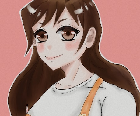 SNS用ご自身アニメ風アイコン1枚描きます イメージ1