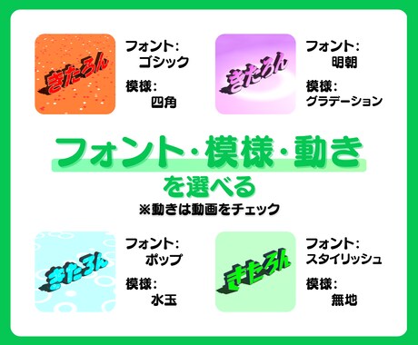 LINEで動く3Dネームアイコン作ります 動くアイコンで目立つ✨画像ならLINE以外でも使えます！ イメージ2
