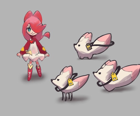 デフォルメ／ドットキャラ描きます イメージ1