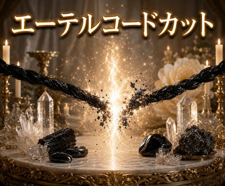 エーテルコード1本ワンコインでカットします あなたの目に見えない不要なつながりを500円でカット イメージ1