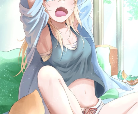 ご希望のイラスト制作致します ミニキャラ、アイコン、一枚絵、歌ってみた、サムネイル等々 イメージ2