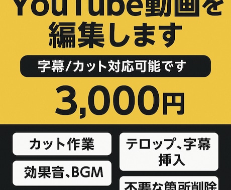 最短翌日納品で動画編集します お忙しい方の動画投稿を即支援！ イメージ1