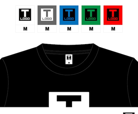 Tシャツネームタグ（織ネーム）ロゴデザインします オリジナル性抜群のTシャツネームタグ（織ネーム）を作りたい方 イメージ1