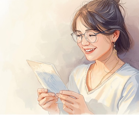 心がほぐれる、手書きの手紙を週に一度お届けします 週末にさらに疲れを溜め込んでしまってる方へ イメージ1