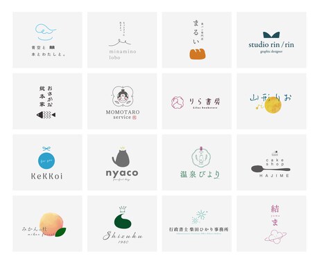 修正無制限の名刺・ロゴセット/ブランドロゴ作ります セットプラン◎丁寧に心を込めて/カフェ/クリニック/企業 イメージ2