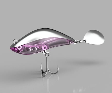 販売に耐えるルアーをデザイン設計いたします 3D CAD　環境の良い沖縄でテストまで可能です。 イメージ2