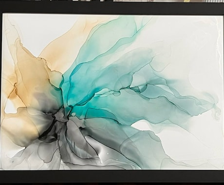 アルコールインクアート作品をオーダーにて販売します 唯一無二のアートですあなたのお気に入りに追加してください イメージ2