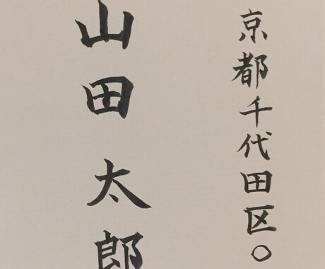 年賀状、宛名書き代筆します 書道八段取得者が年賀状の宛名書き代筆いたします。