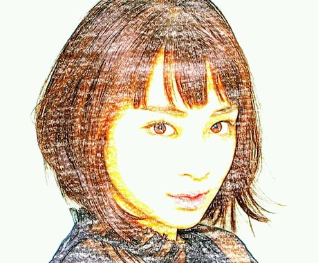スケッチ風似顔絵お作りします 自分の顔や身近な人の写真を、スケッチ風に仕上げます！ イメージ2