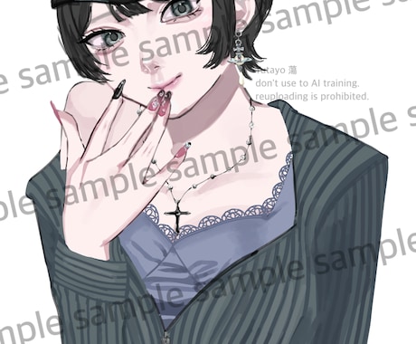 アイコンや1枚絵、キャラデザインまで幅広く承ります 50件以上の実績があり、塗り方や絵柄の調整も可能です イメージ1