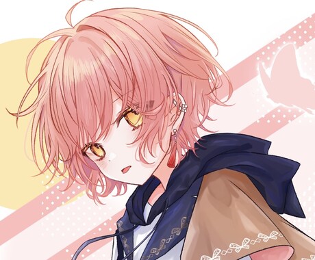 商業利用可能！ご希望に沿ったイラスト制作します ヘッダー、動画サムネ、アイコン、キャラデザなど承ります！ イメージ1