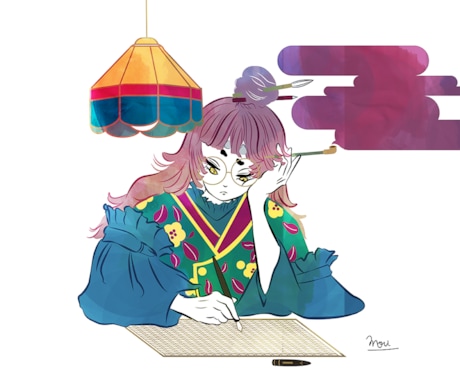 用途に合わせた人物のオリジナルイラストを作成します ポップで個性的なイラストを作成します イメージ2