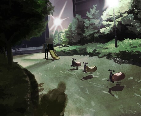 ゲーム背景、イラスト背景描きます リアリティある空間が感じられる背景イラストの作成 イメージ2