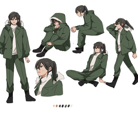 キャラデザやイメージスケッチ等創作のお手伝いします イラスト依頼経験多数、漫画のアシスタントもできます イメージ2