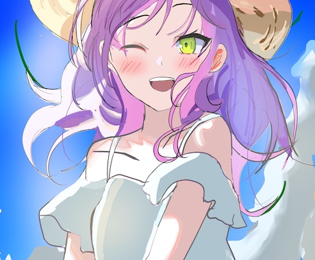 女の子のイラスト描きます イメージ1