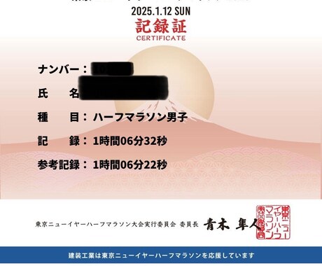 サブ2.5ランナーがマラソンのお手伝いをします 記録向上~完走目標の方まで幅広くお手伝いさせていただきます イメージ1