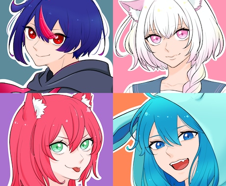 等身イラストお描きします 商用利用◎かっこいいオリジナルキャラクターを！ イメージ1