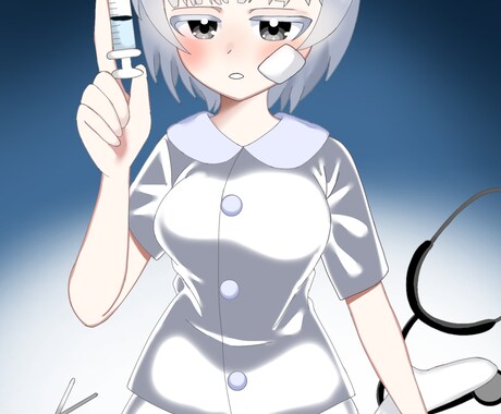 アニメ塗りで可愛く・かっこよく仕上げます 「自分だけのキャラを作りたい!」という方におすすめです。 イメージ2