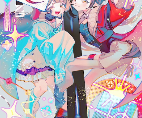 キャラクターイラストの制作いたします 配信活動/商用利用/個人使用等 幅広い用途で使用可能 イメージ2