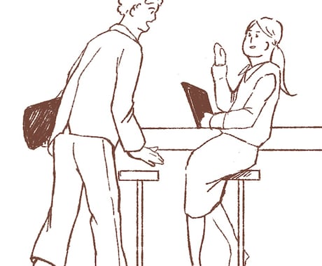 ゆるくてていねいなシンプルイラストを描きます ていねいに情報を拾い、シンプルかつ味のある絵です イメージ2