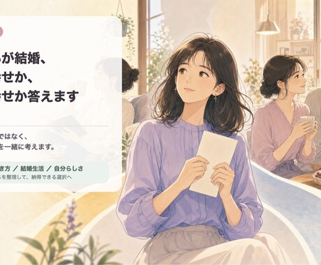 知り合いが結婚、自由が幸せか結婚が幸せか答えます 30歳前半になり結婚をする人が増えて、悩む必要はありません。 イメージ1