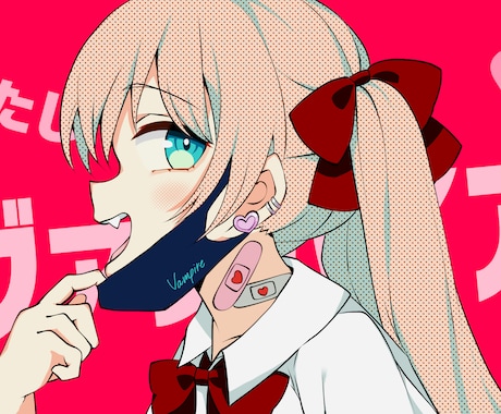 歌ってみた動画用のイラストを描きます 格安で、貴方だけの素敵なイラストを制作致します！ イメージ1
