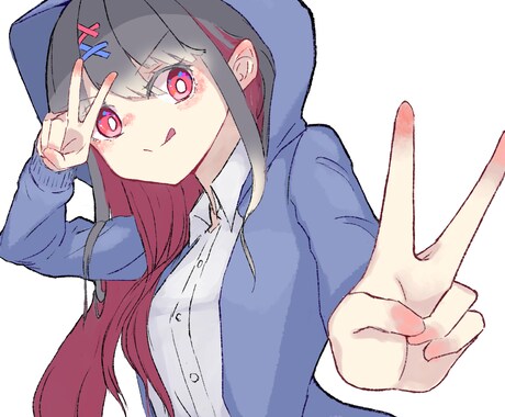 Twitterなどで使えるアイコンをお作りします 可愛い女の子イラストを描きます イメージ2